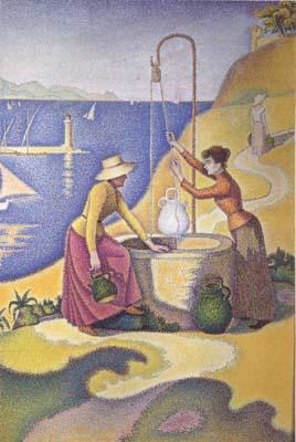  Women at the Well (Young Provencal Women at the Well) (mk06)